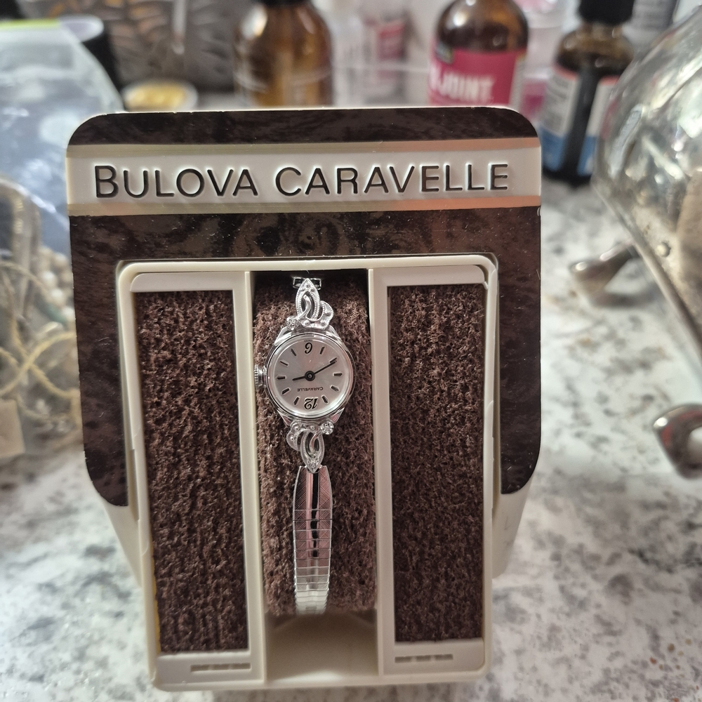 Antique Bulova Carvelle,Never Used,rolled 10k Bezel RGP.